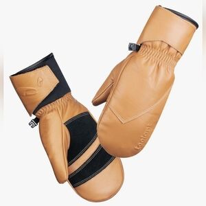 New Unisex Toolant Leather Ski Mittens For Men & Women